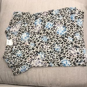 Leopard print blouse